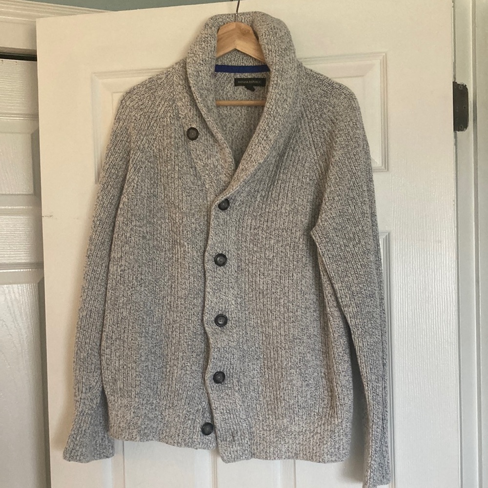 Banana Republic Men’s Button Down Sweater
